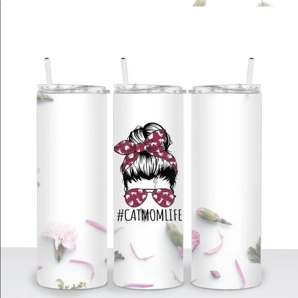 Cat Mom Life | 20oz insulated Tumblr Mug